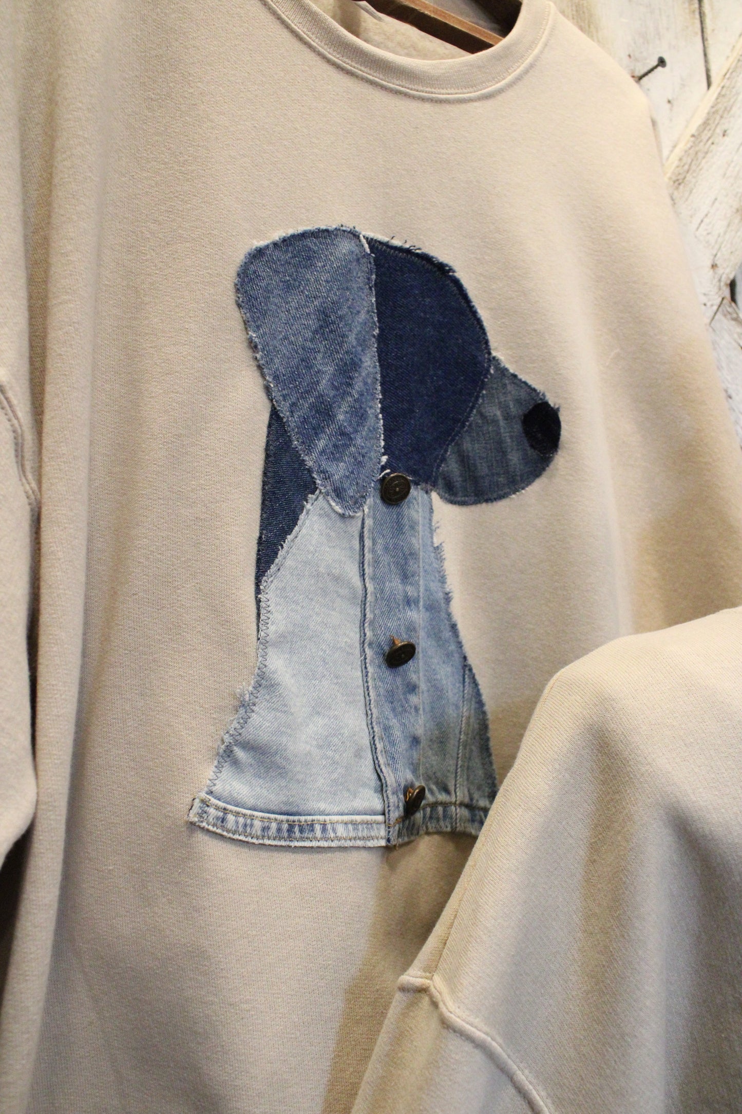 FGO Rustic Rover Handmade Applique Sweatshirt