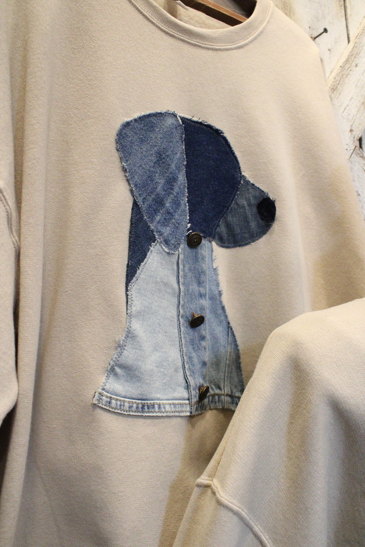 FGO Rustic Rover Handmade Applique Sweatshirt