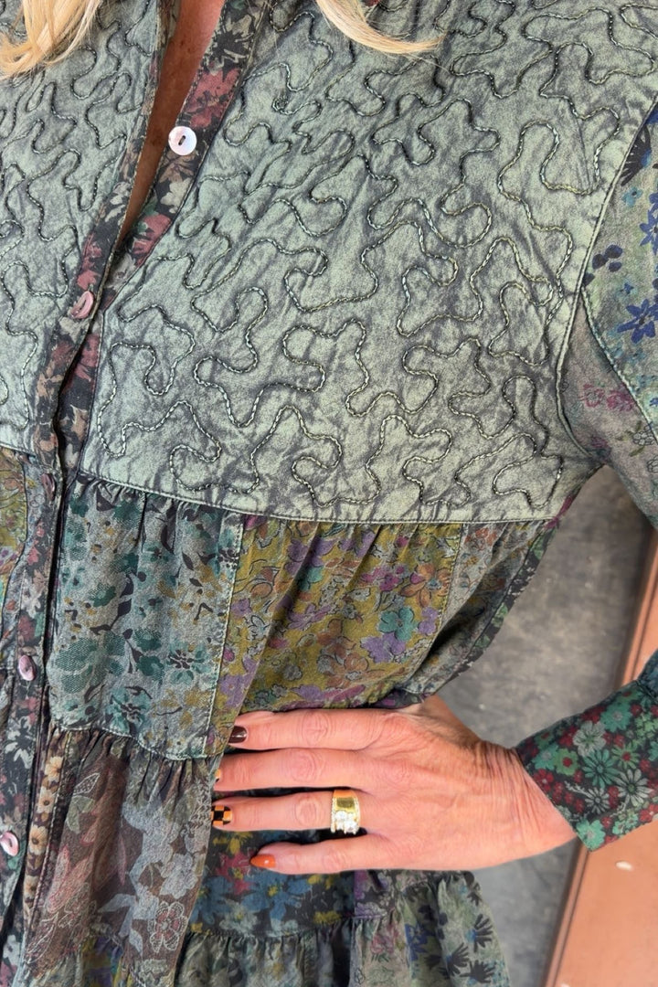 Patchwork Soul Basil Blouse