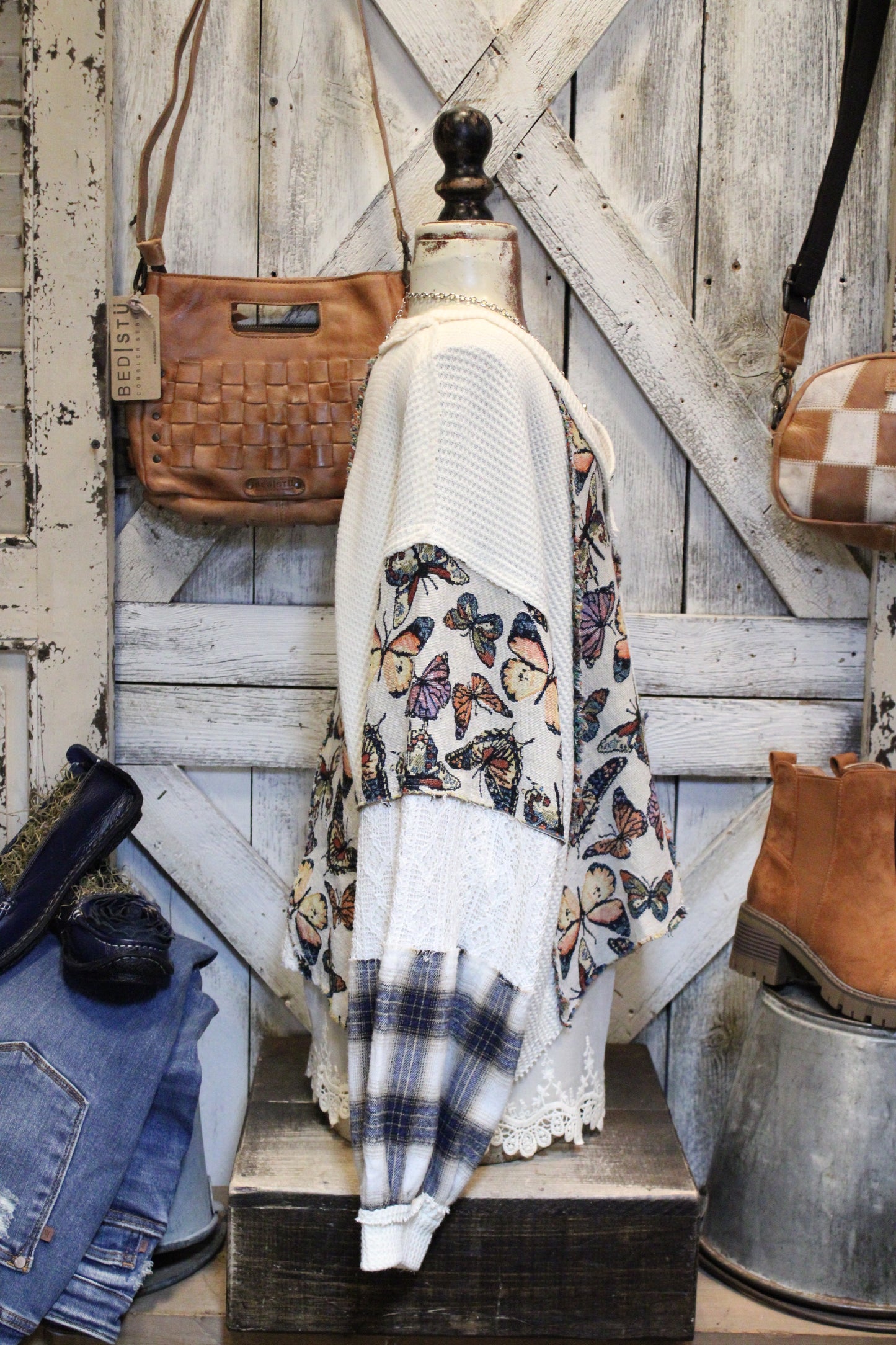 Patchwork Wings Sweater