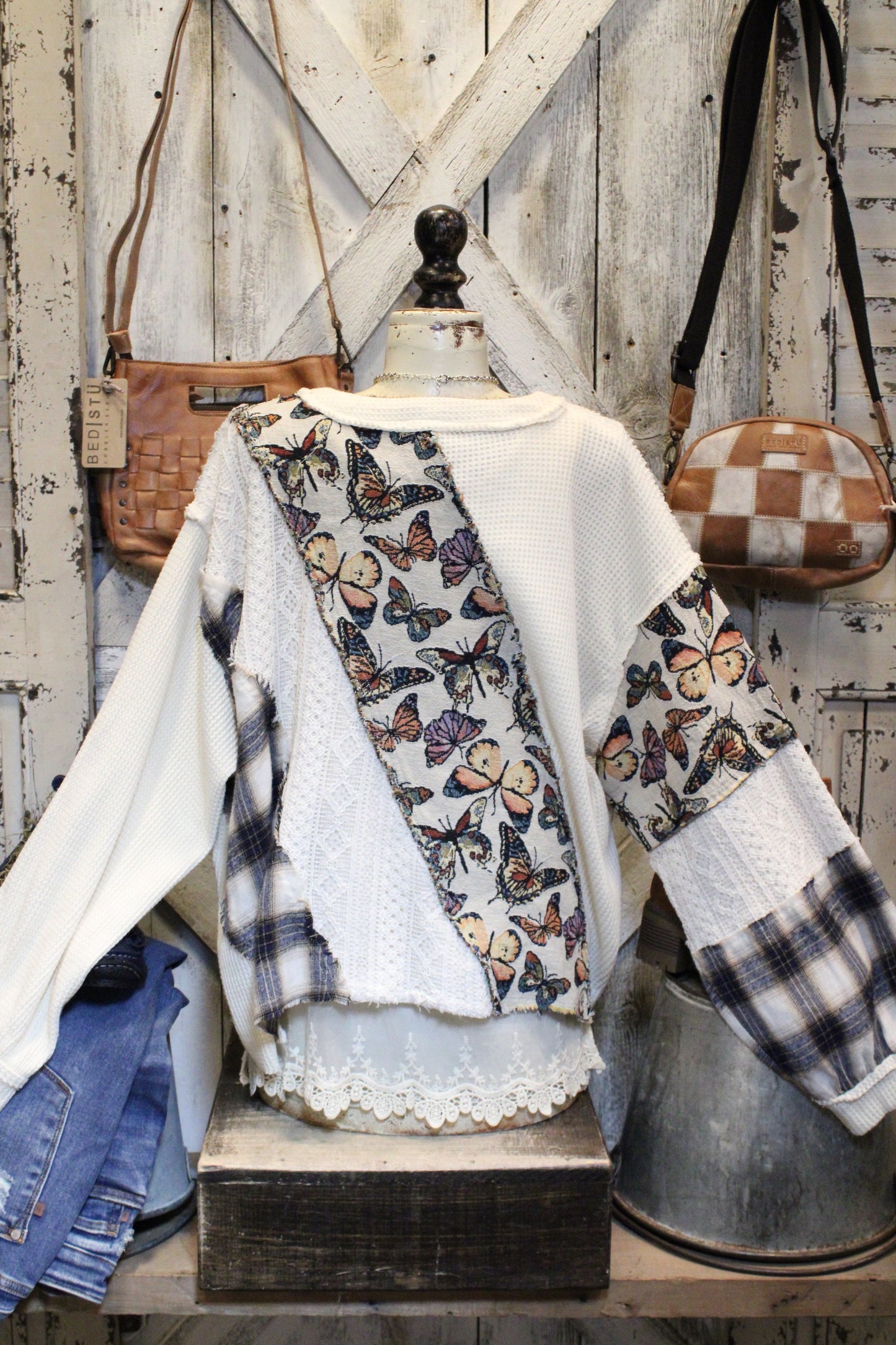 Patchwork Wings Sweater