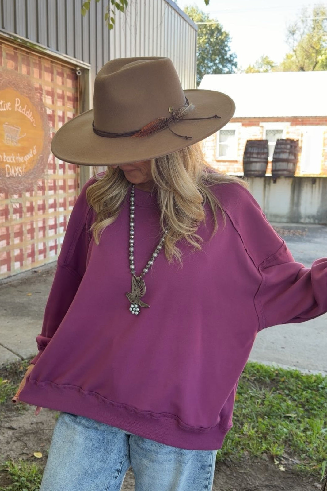 Rustic Rose Sweatshirt
