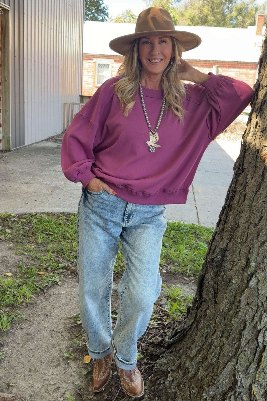 Rustic Rose Sweatshirt