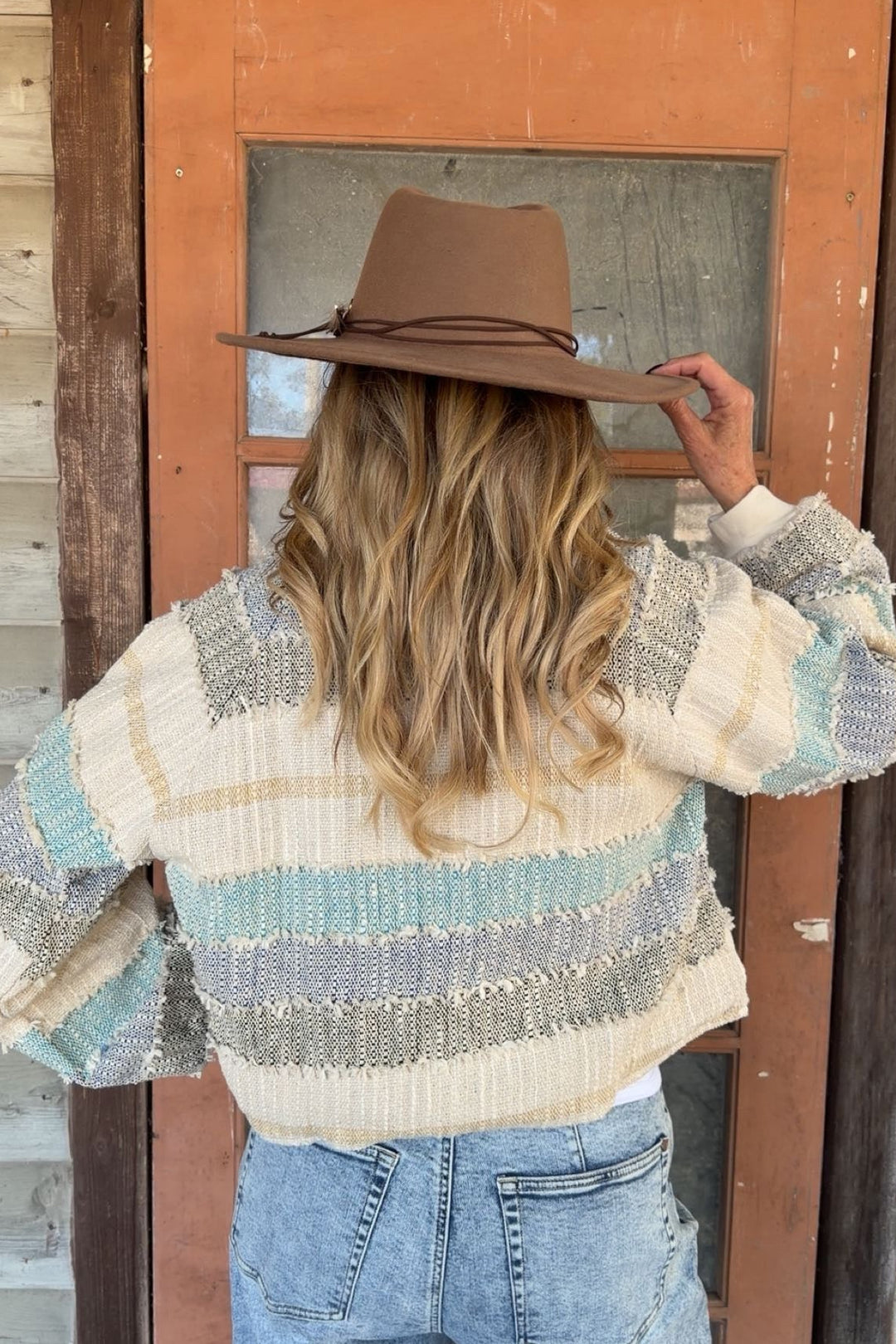 Metro Striped Cotton Jacket