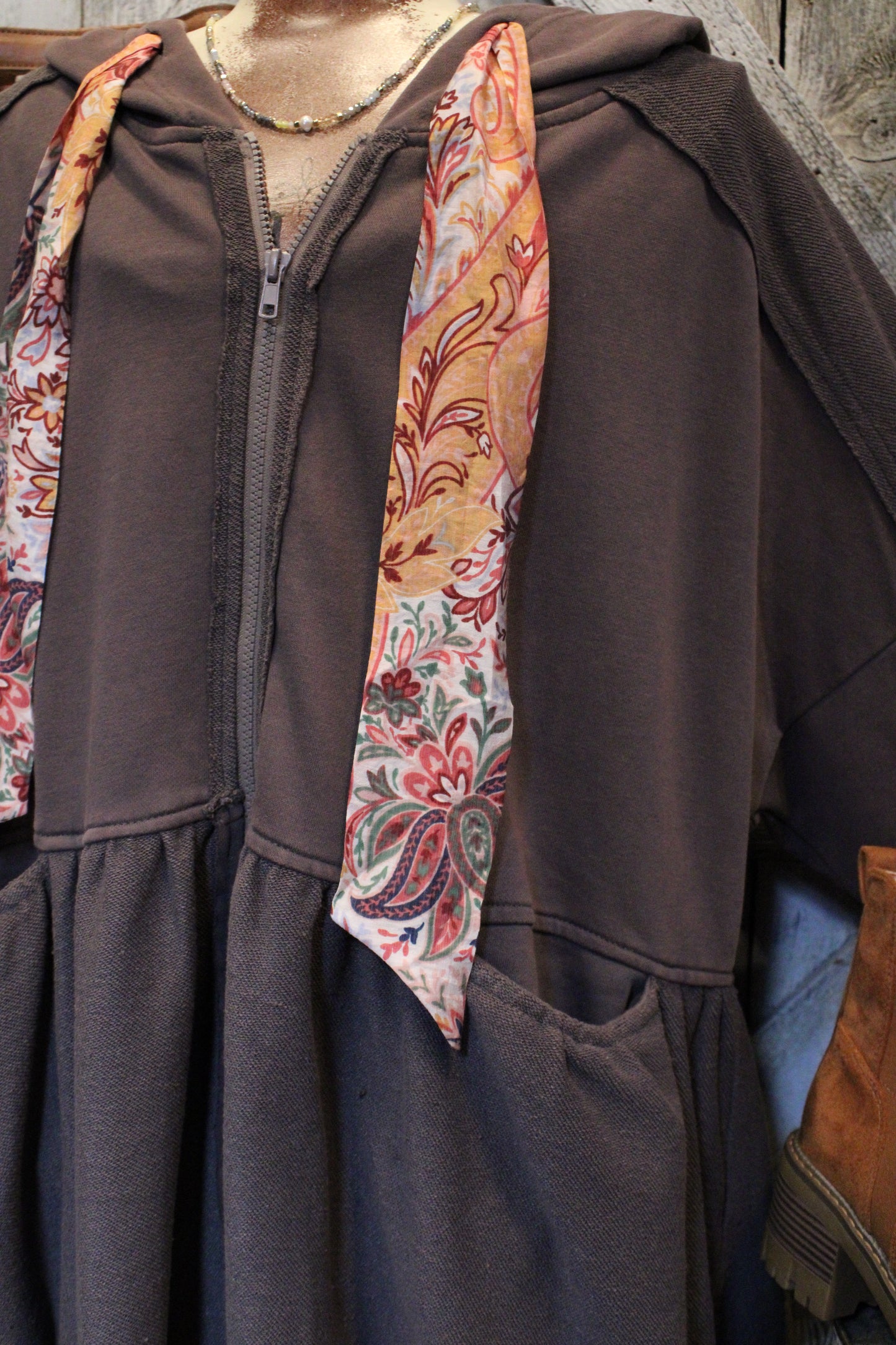 Painted Latte Hoodie Jacket