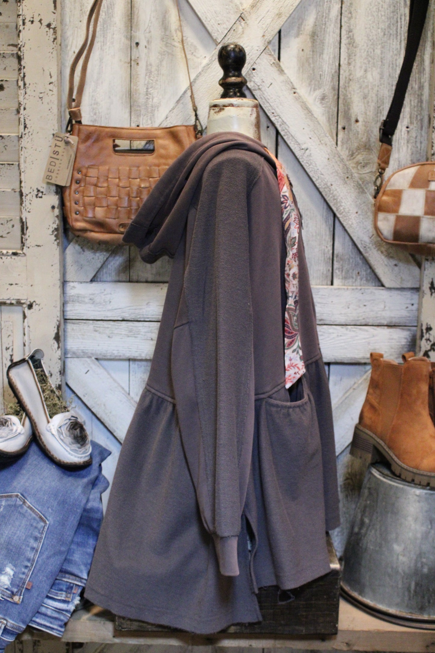 Painted Latte Hoodie Jacket