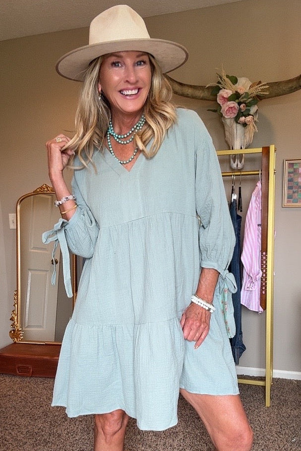 Coastal Calm Cotton Dress