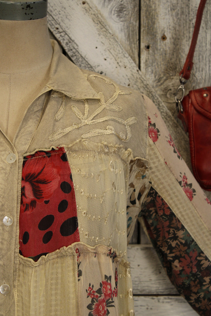 Nomad Stitch Latte Dress