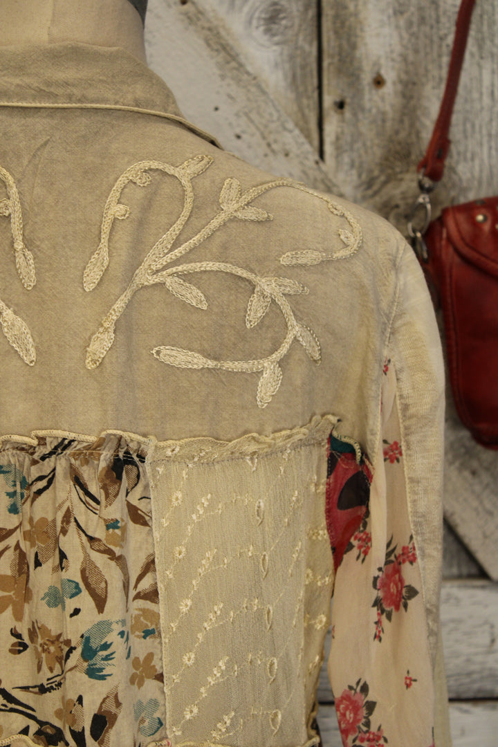 Nomad Stitch Latte Dress