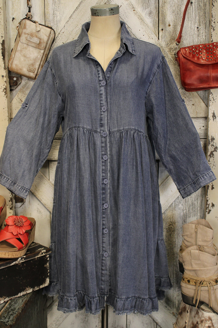 Easy Going Chambray Dress