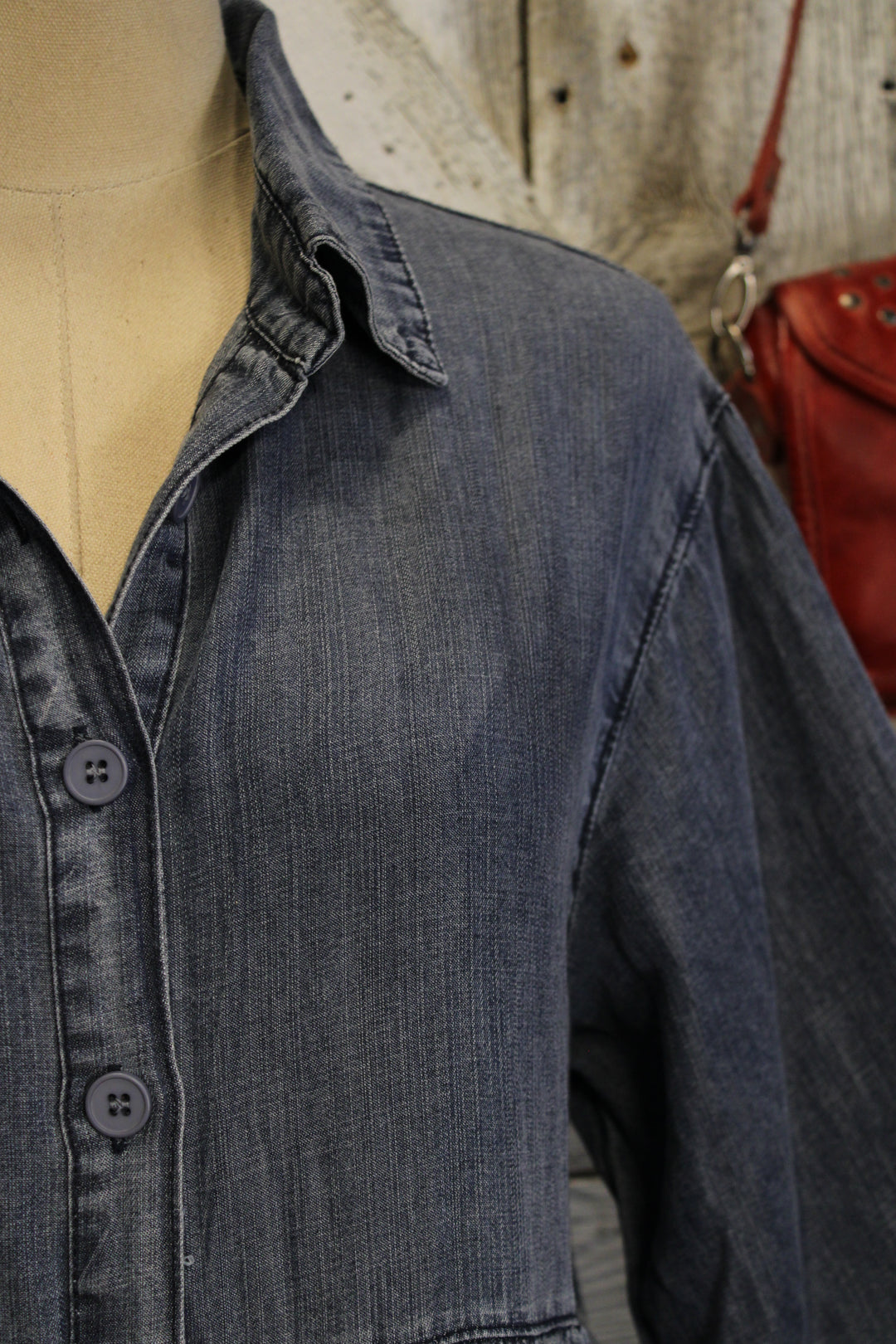 Easy Going Chambray Dress