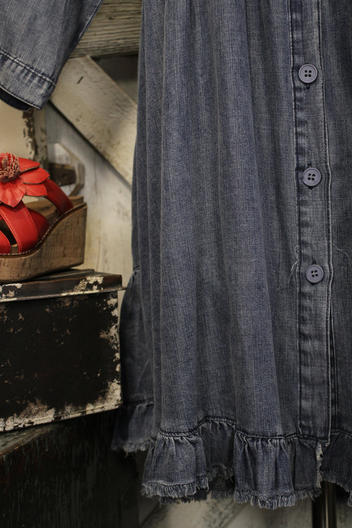 Easy Going Chambray Dress