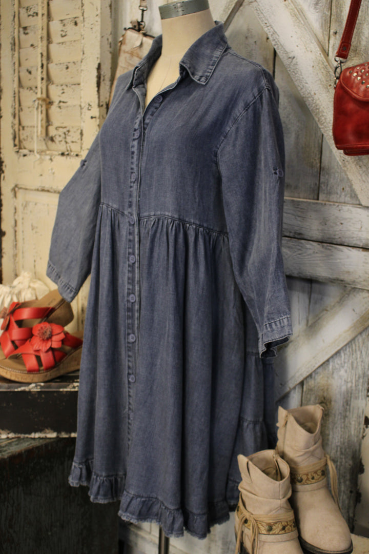 Easy Going Chambray Dress