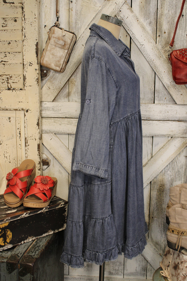 Easy Going Chambray Dress