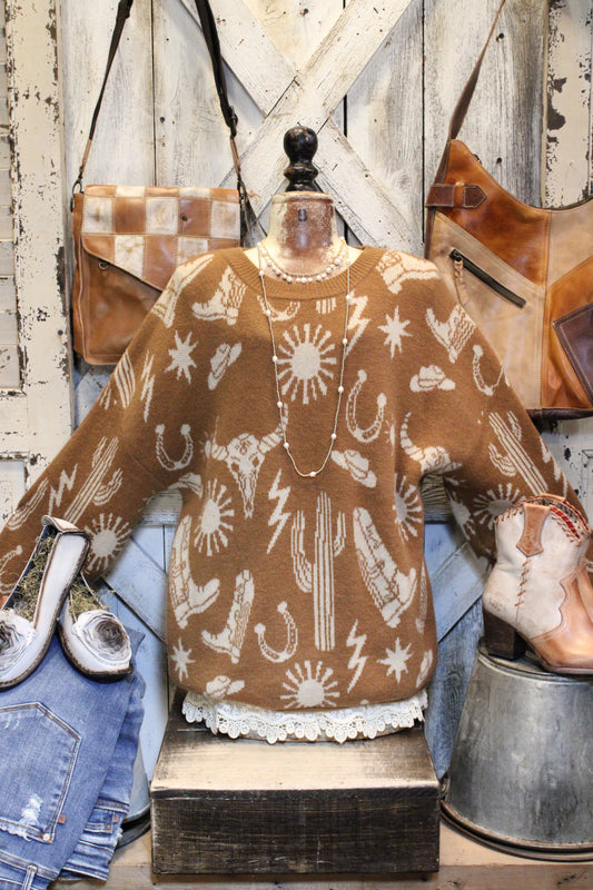 Wild West Cozy Sweater