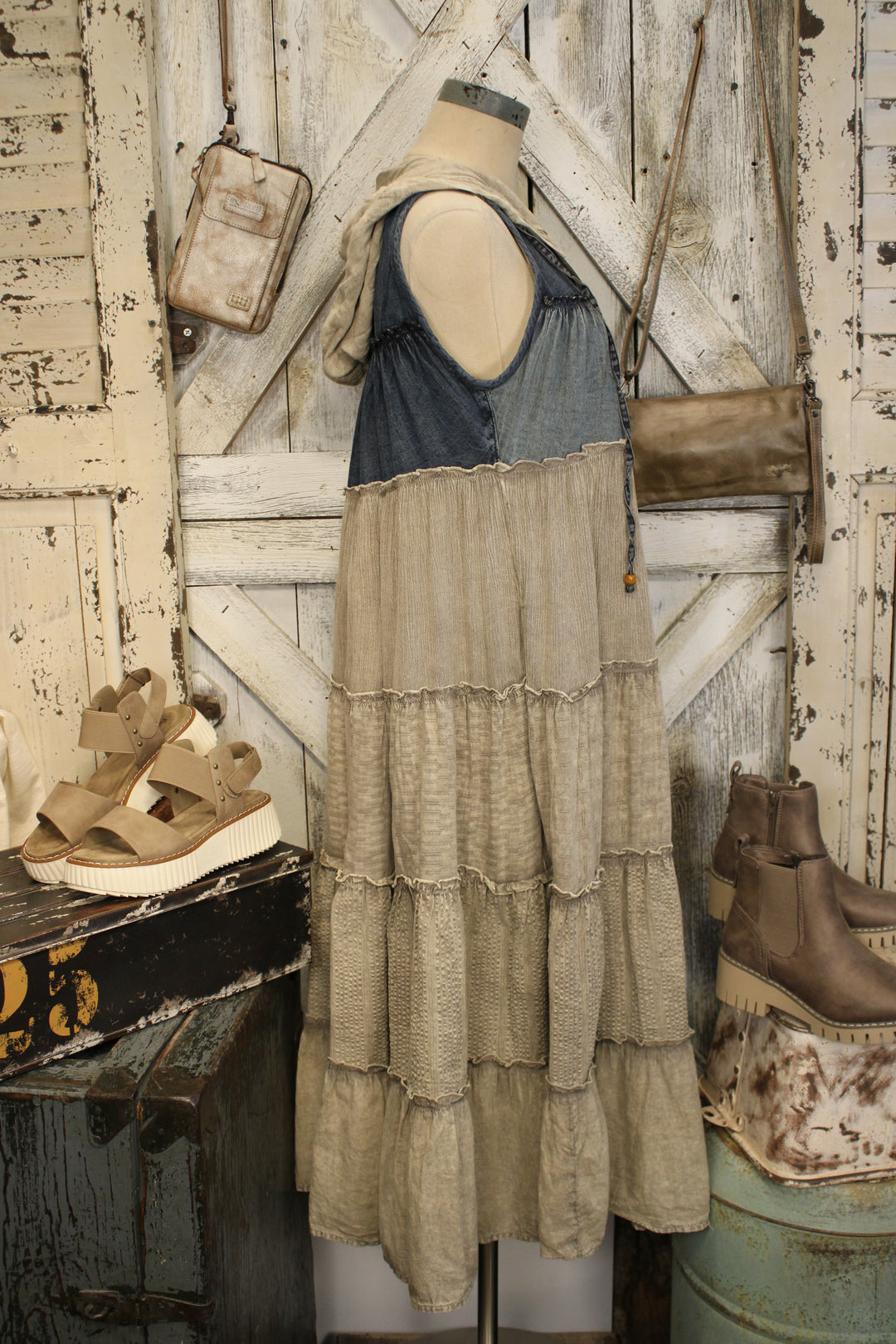 Willow Path Latte Hooded Jacket