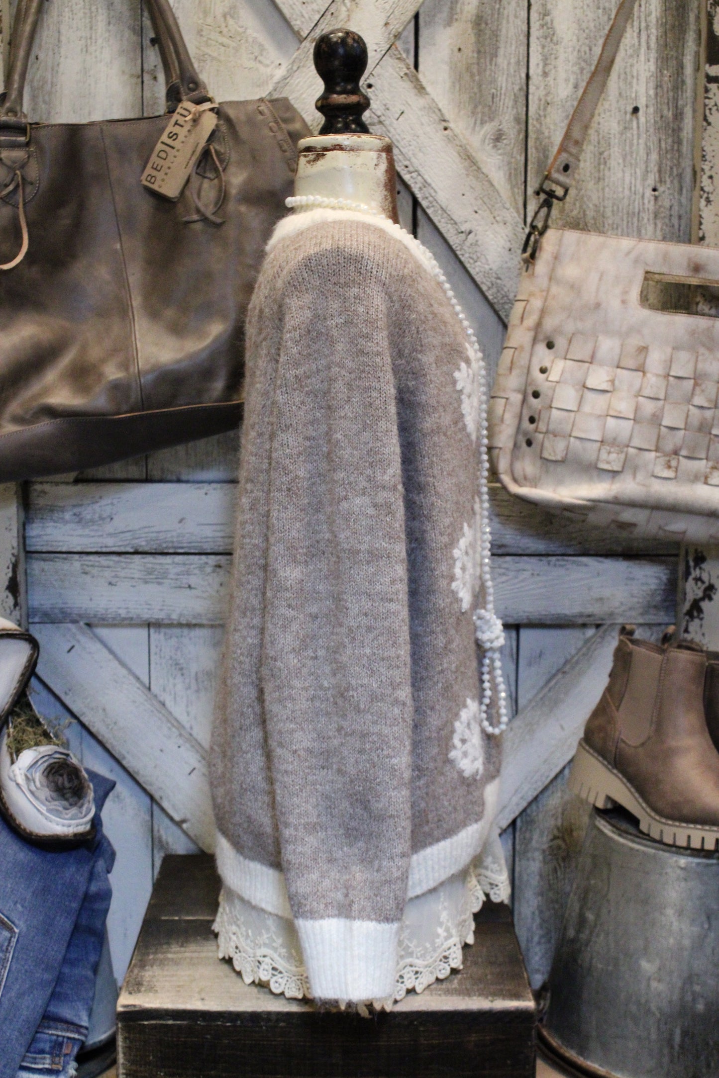 Frosted Flurries Sweater