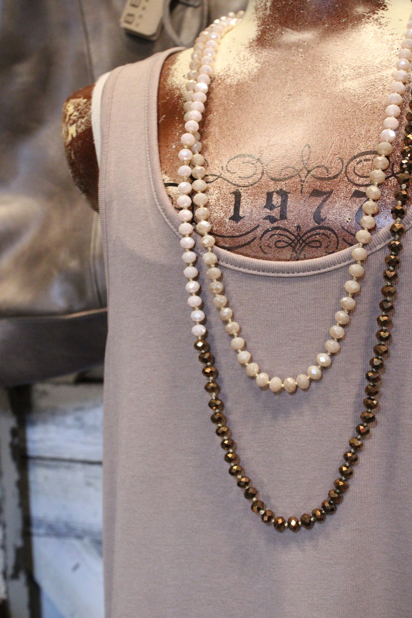 Are You Sheerious Taupe Tank