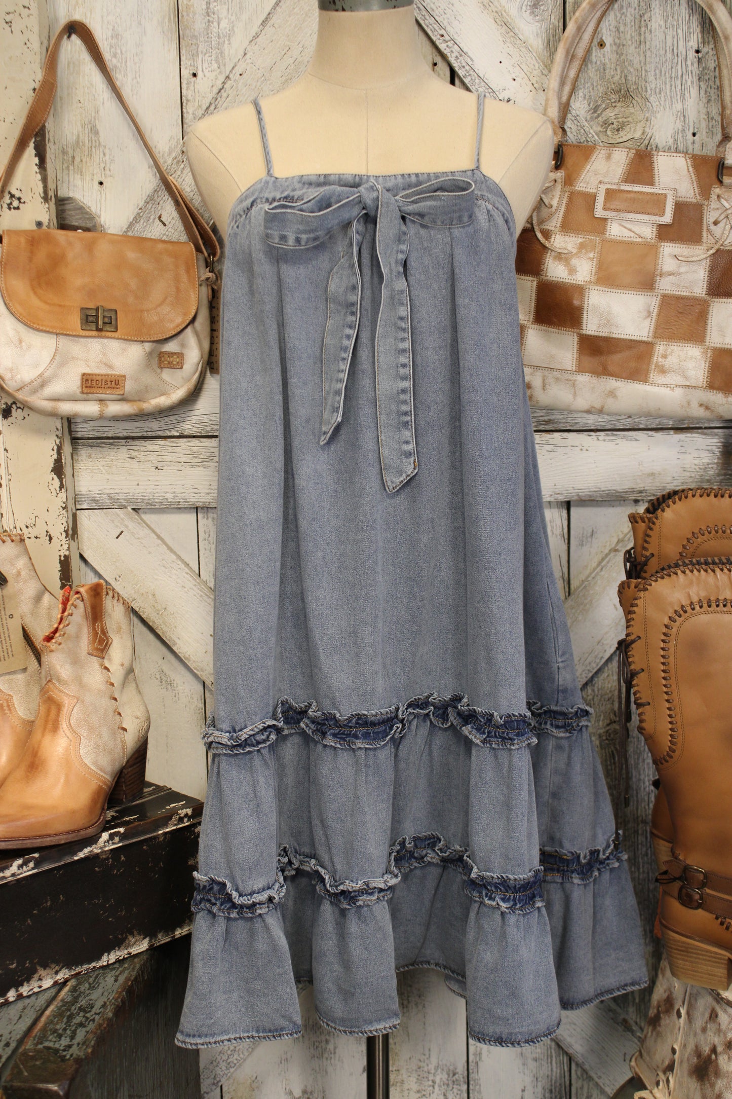 Summer Market Denim Dress
