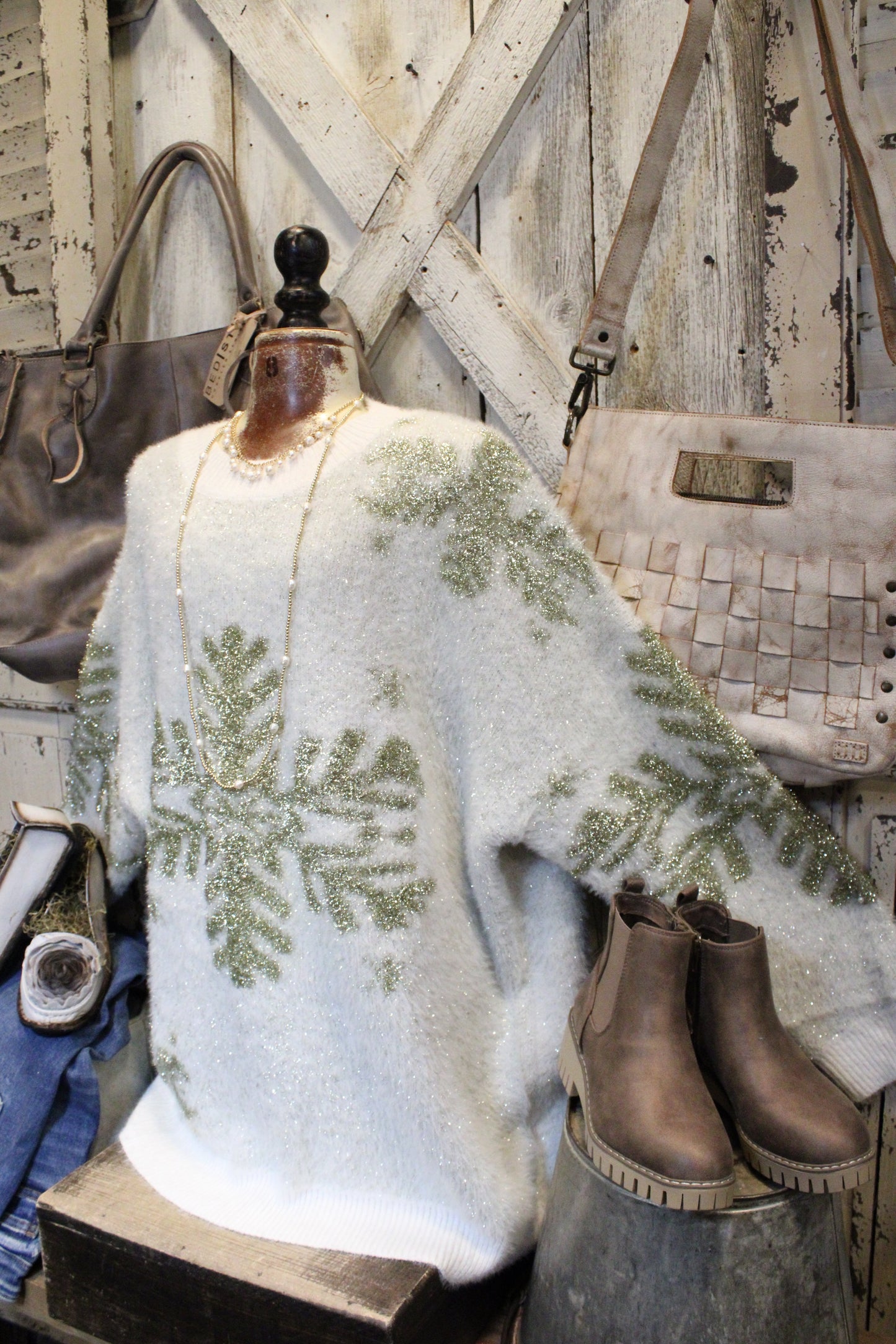 Golden Frost Sweater