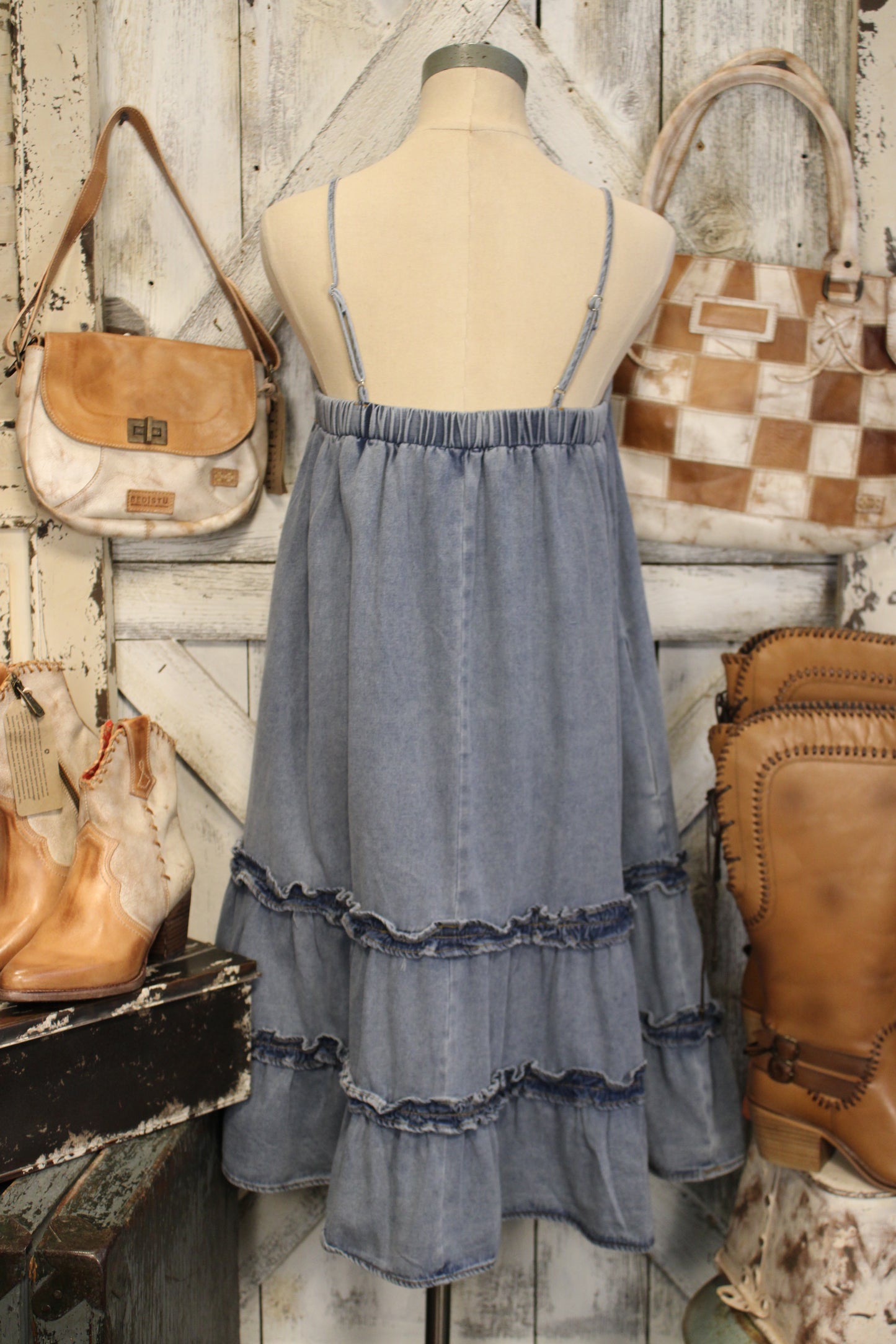 Summer Market Denim Dress