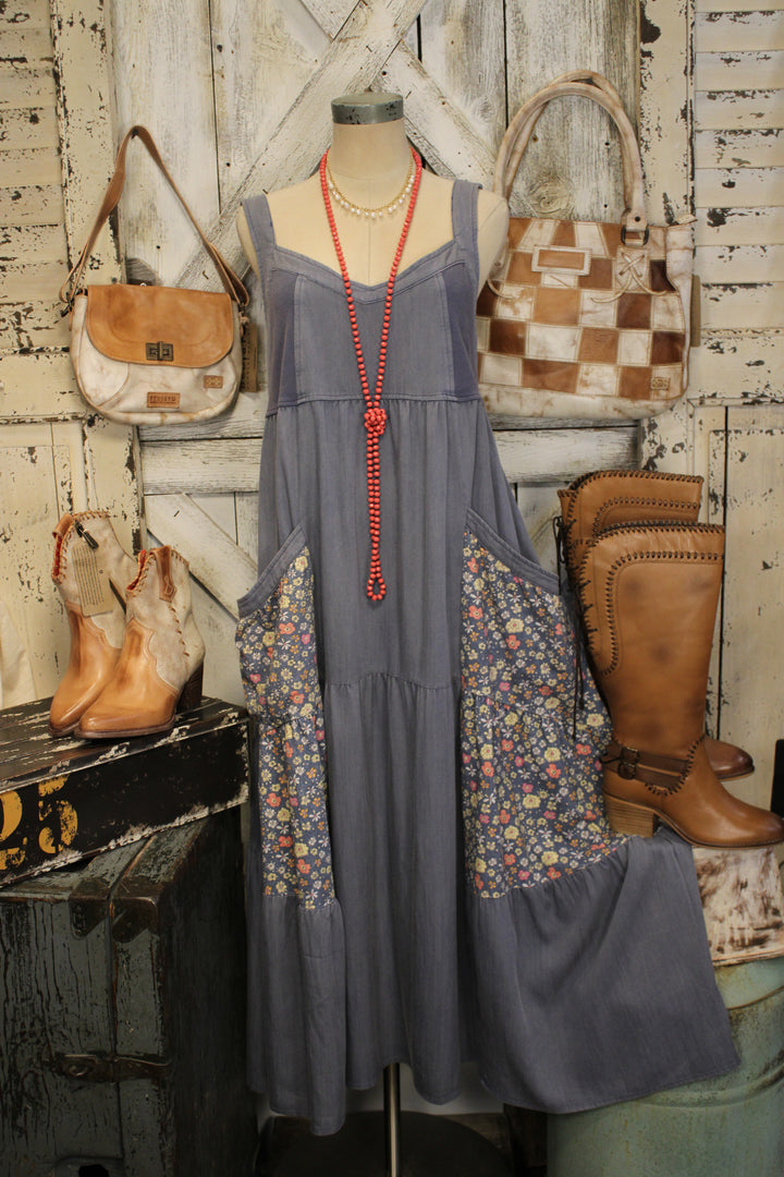 Bluebonnet Trail Overall Dress