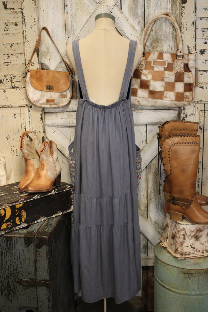 Bluebonnet Trail Overall Dress