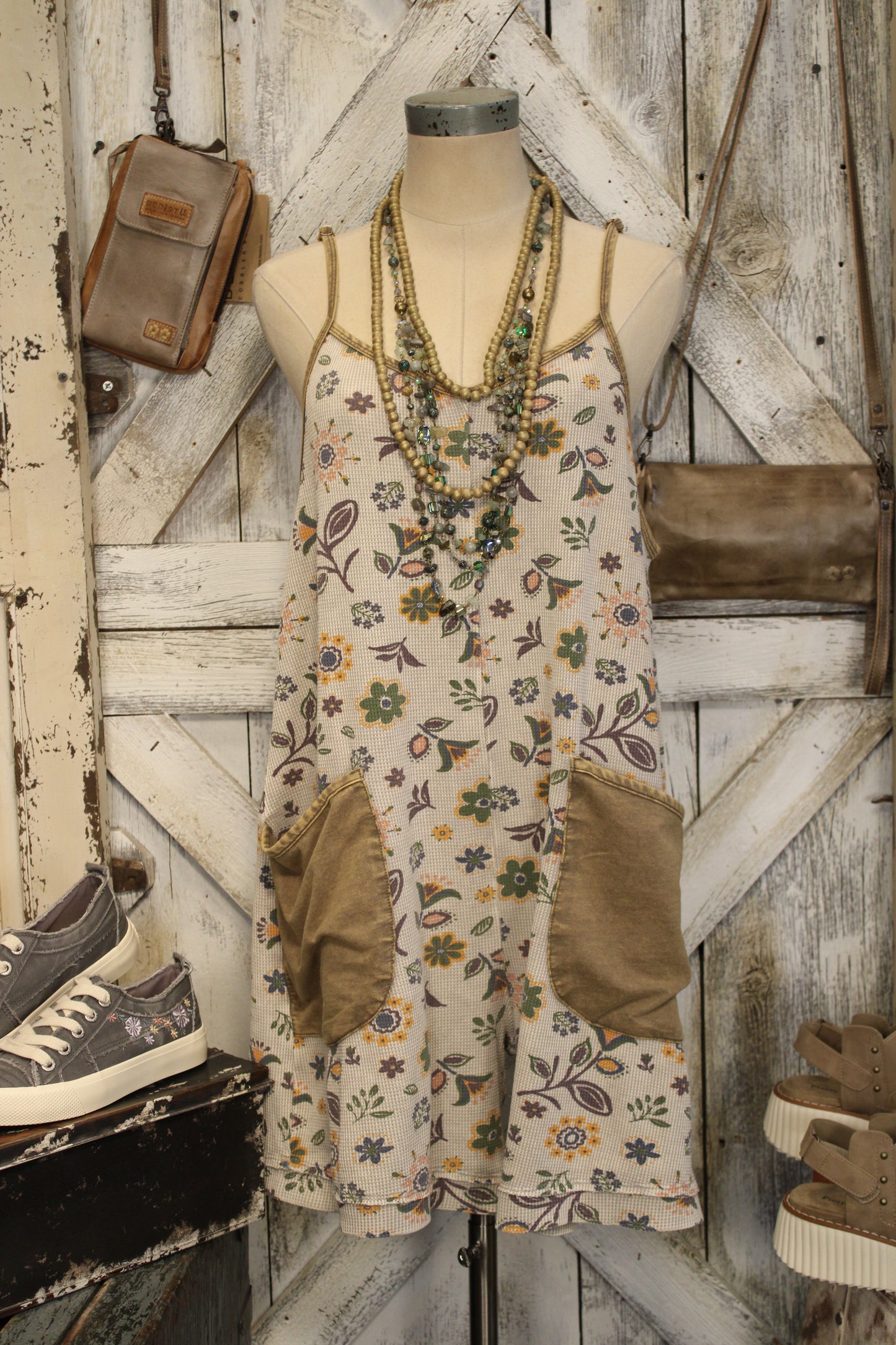 Meadow Bliss Waffle Knit Romper