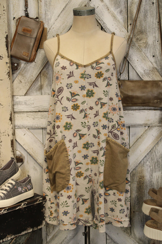 Meadow Bliss Waffle Knit Romper