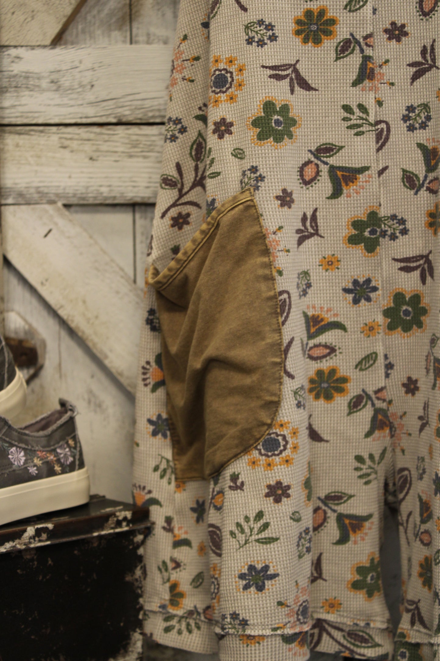 Meadow Bliss Waffle Knit Romper