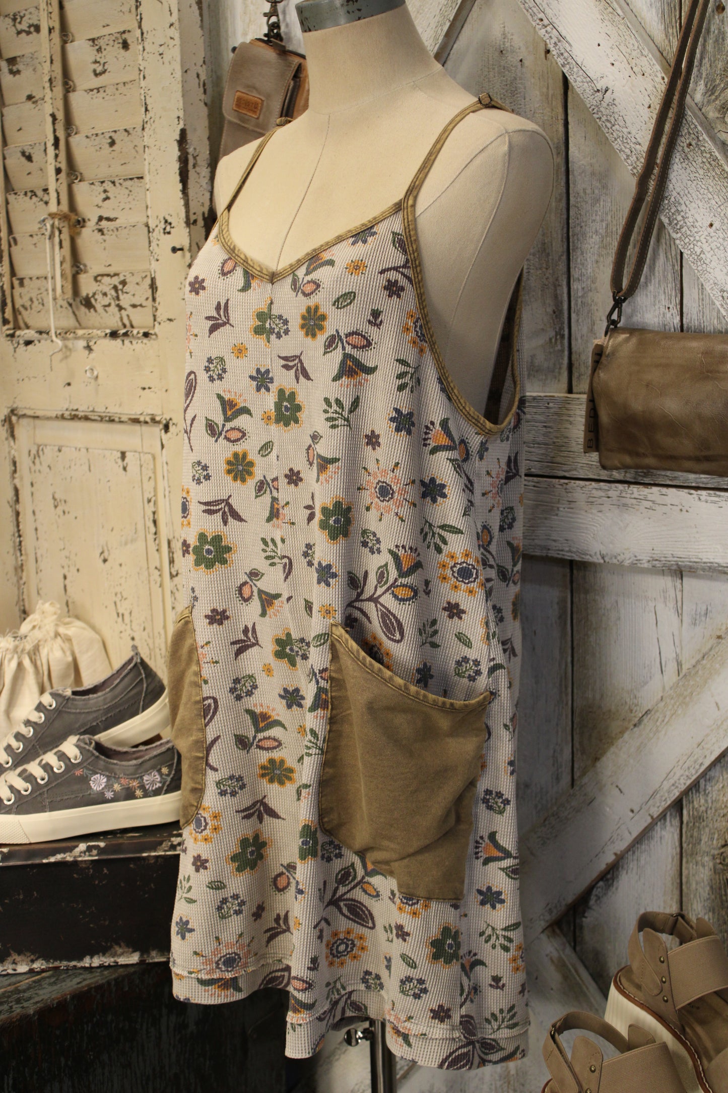 Meadow Bliss Waffle Knit Romper