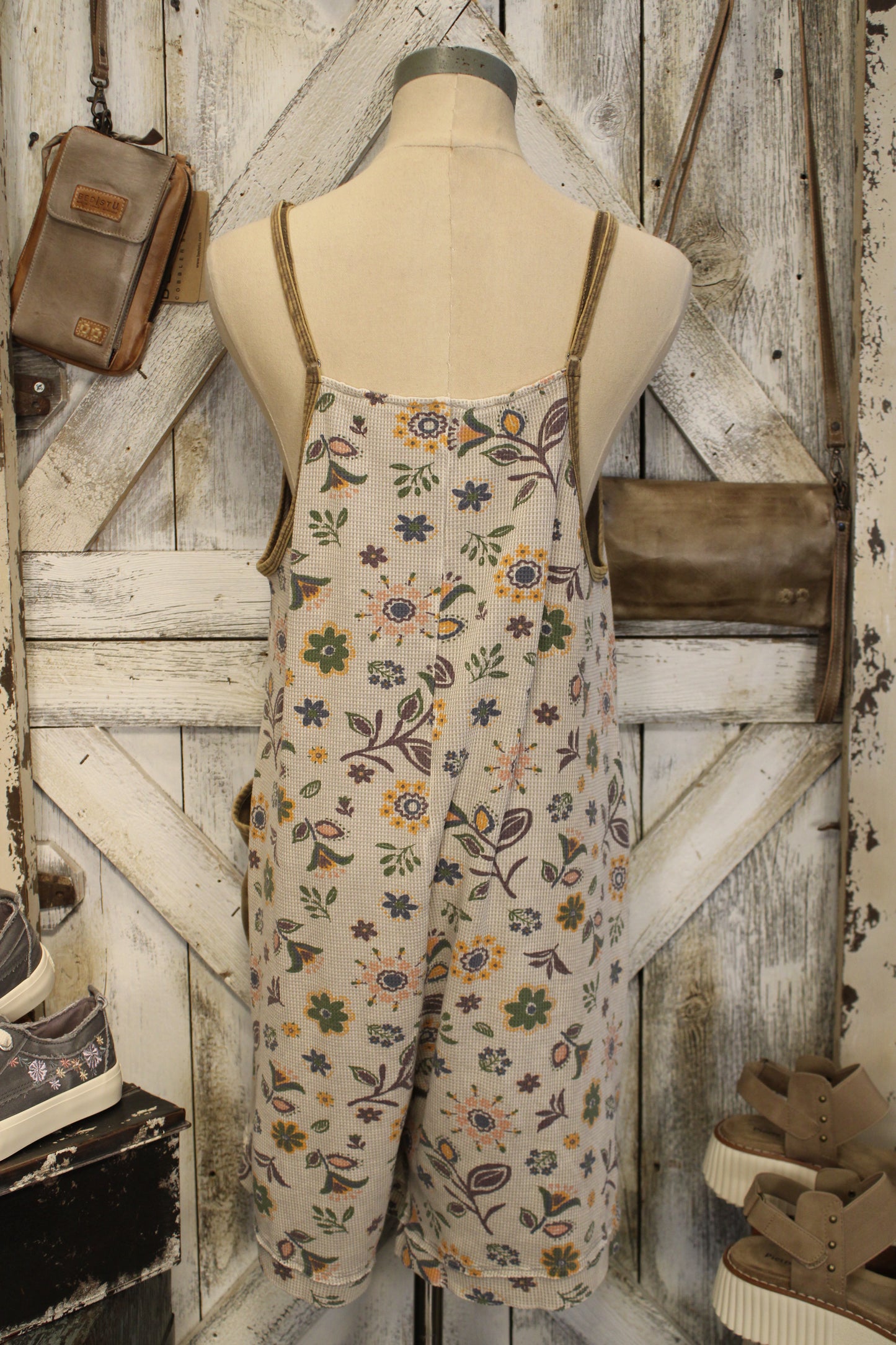 Meadow Bliss Waffle Knit Romper