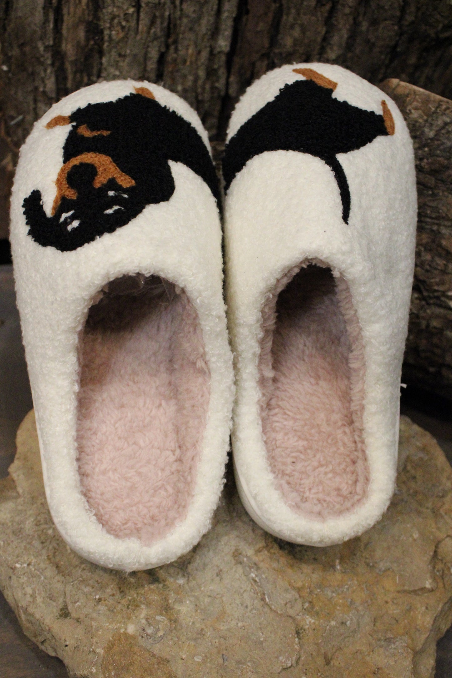 Dachshund Through The Snow Slippers