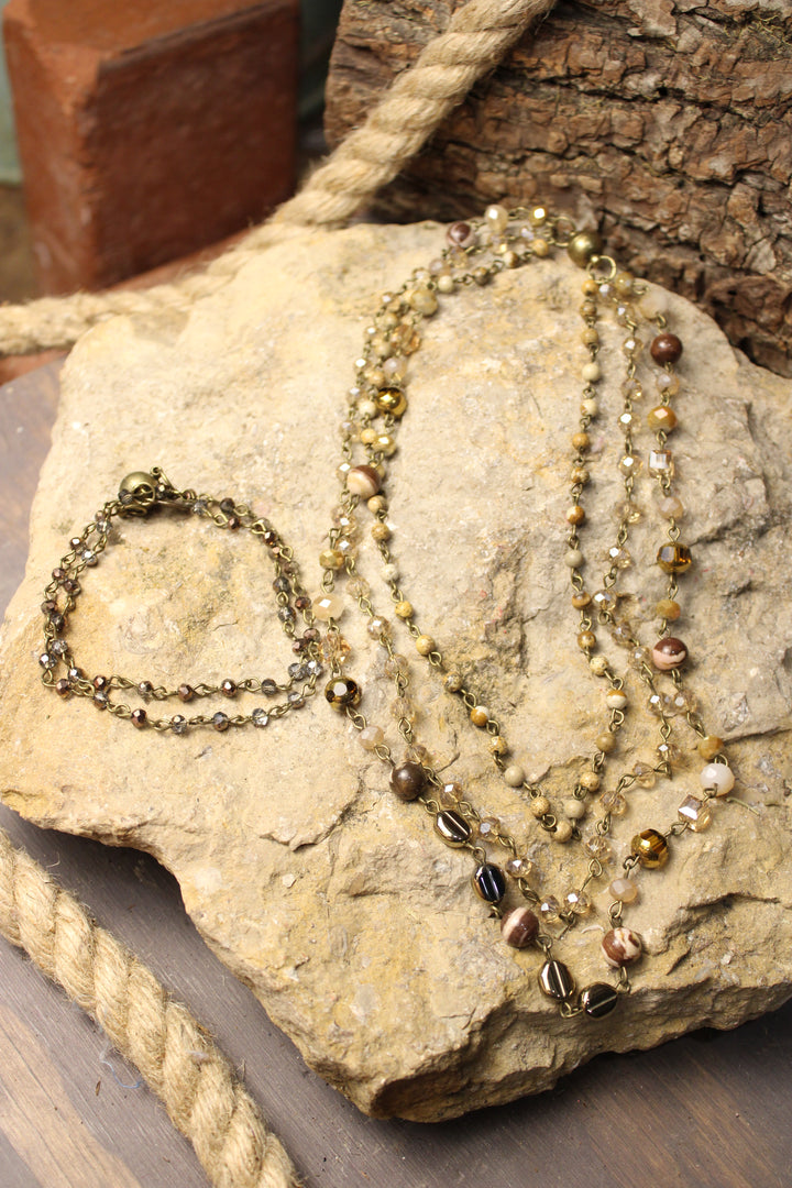 Darcy Magnetic Necklace And Bracelet Combo
