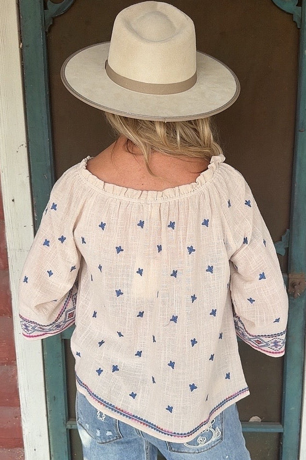 Berry Lane  Cotton Blouse