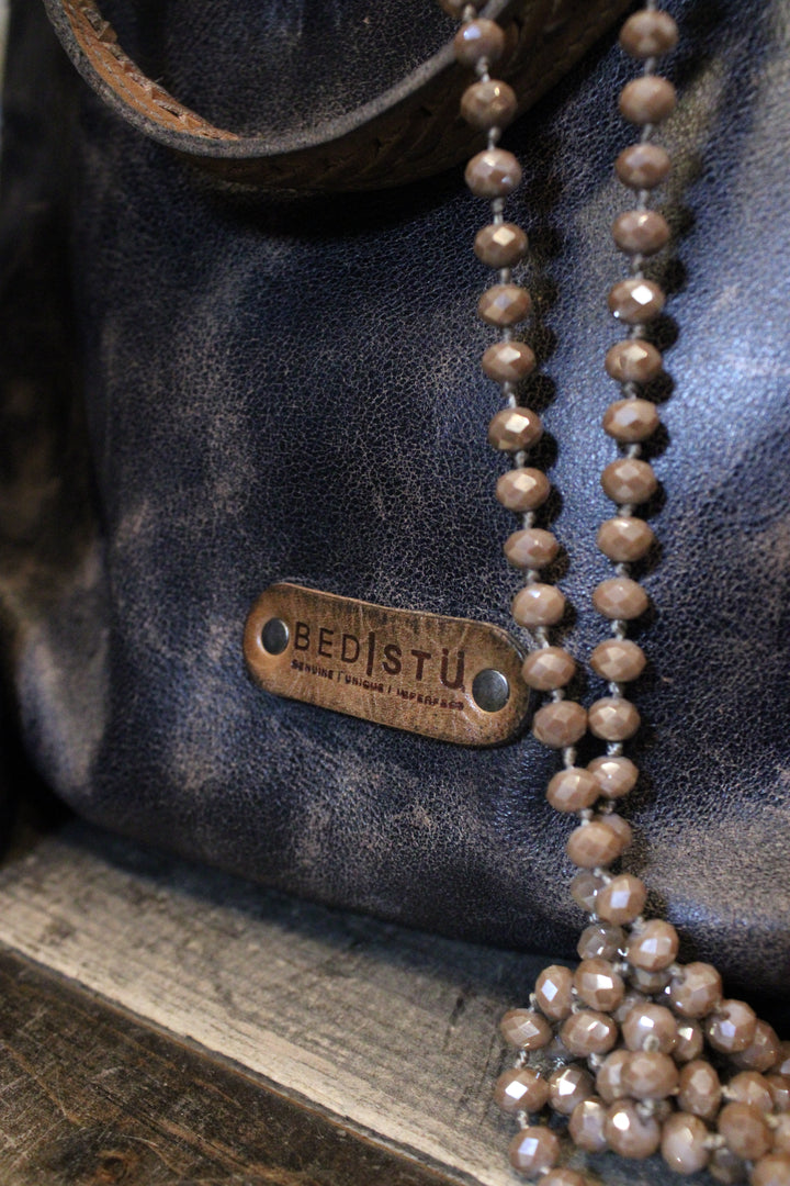Bed|Stu Barra II Black Lux Tan Rustic Handbag