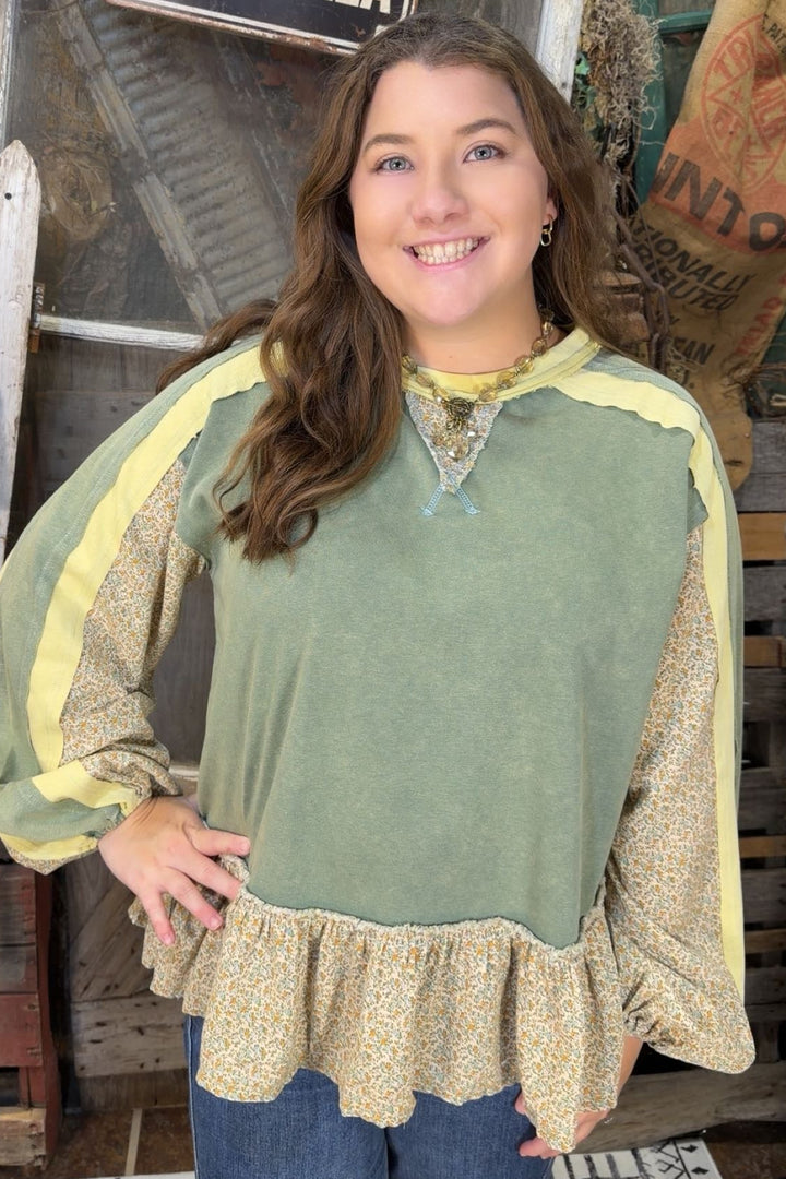 Dusty Sage Garden Top