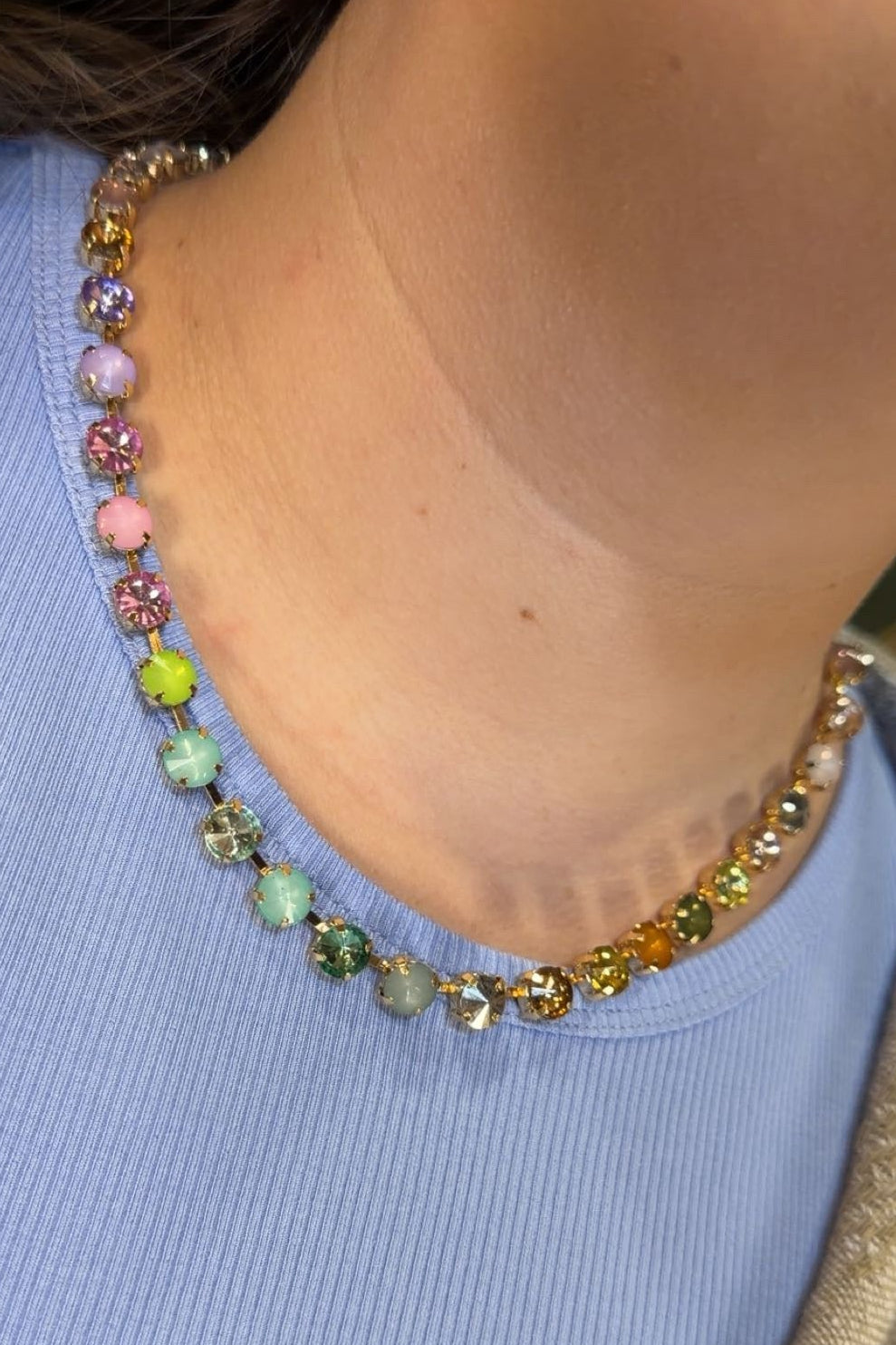 Ethereal Sunset Pastel Necklace