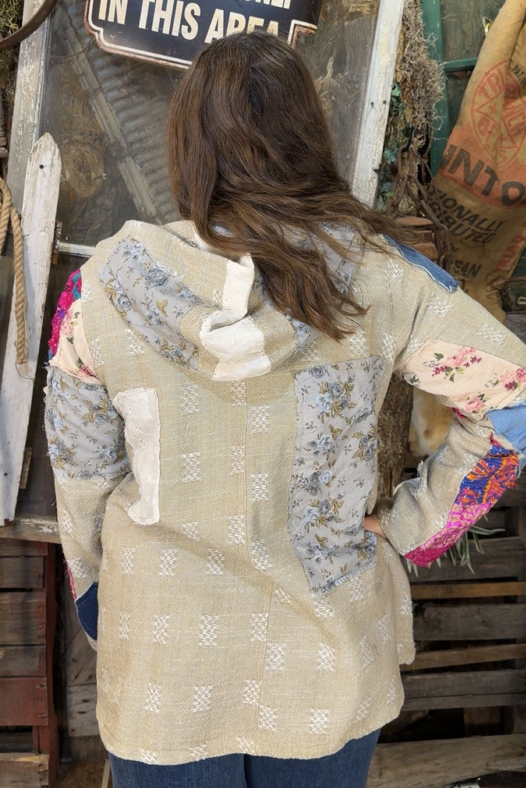 Boho Bloom Hooded Jacket