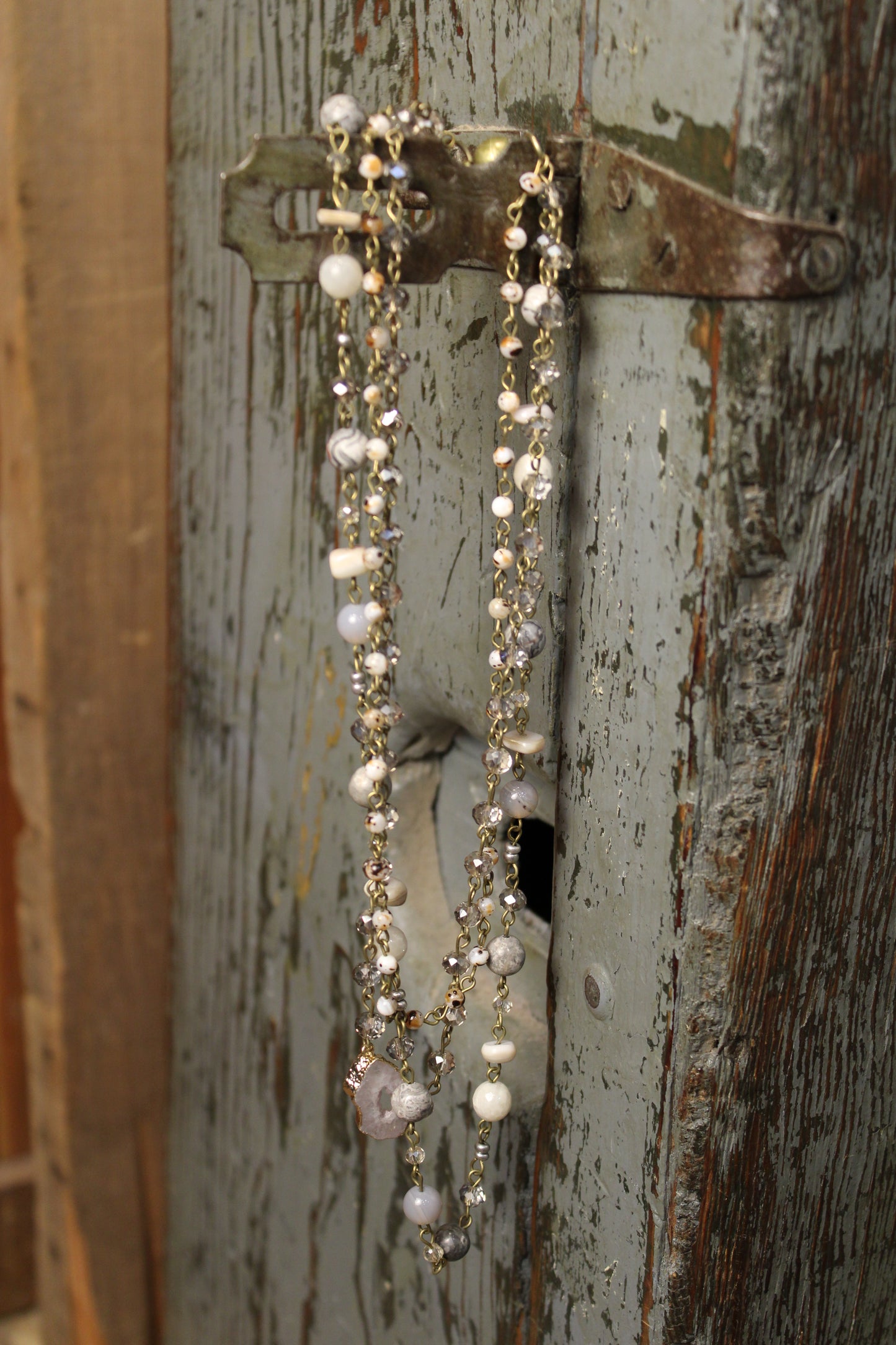 Florence Grey Short Necklace