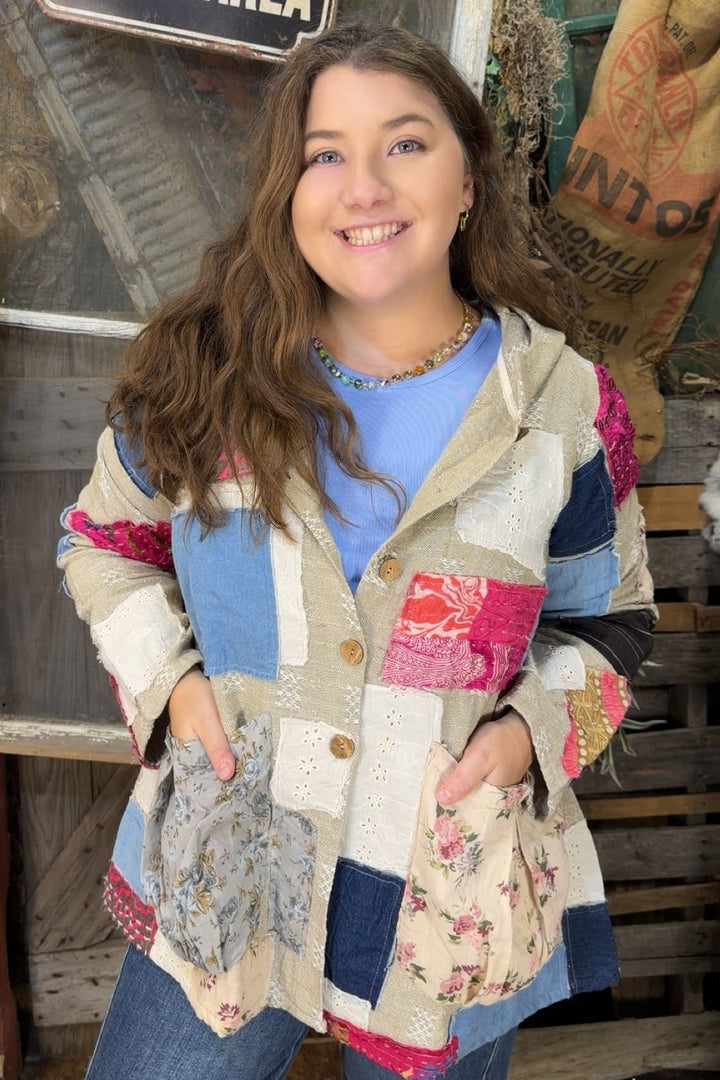 Boho Bloom Hooded Jacket