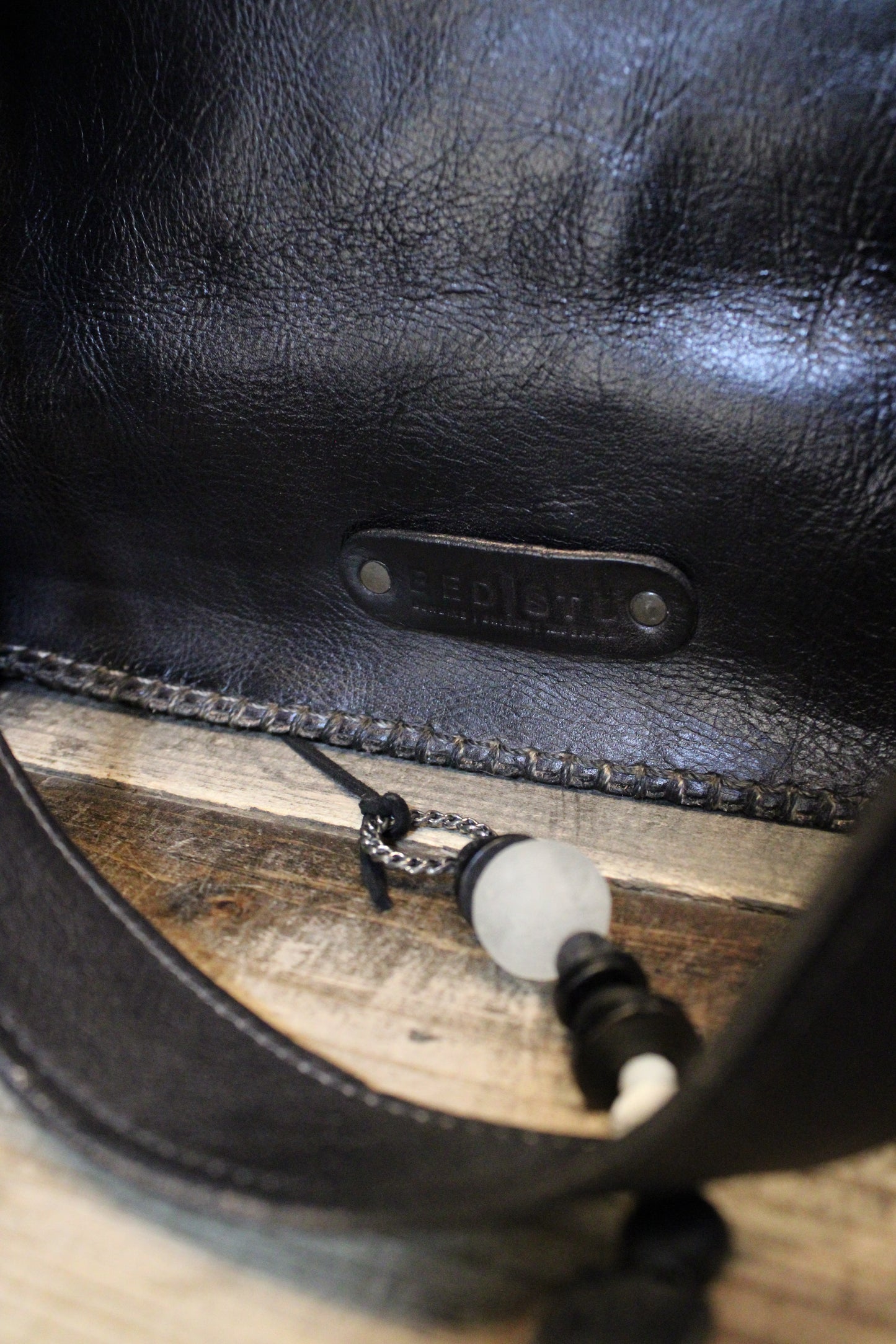 Bed|Stu Celindra LTC Black Rustic Handbag