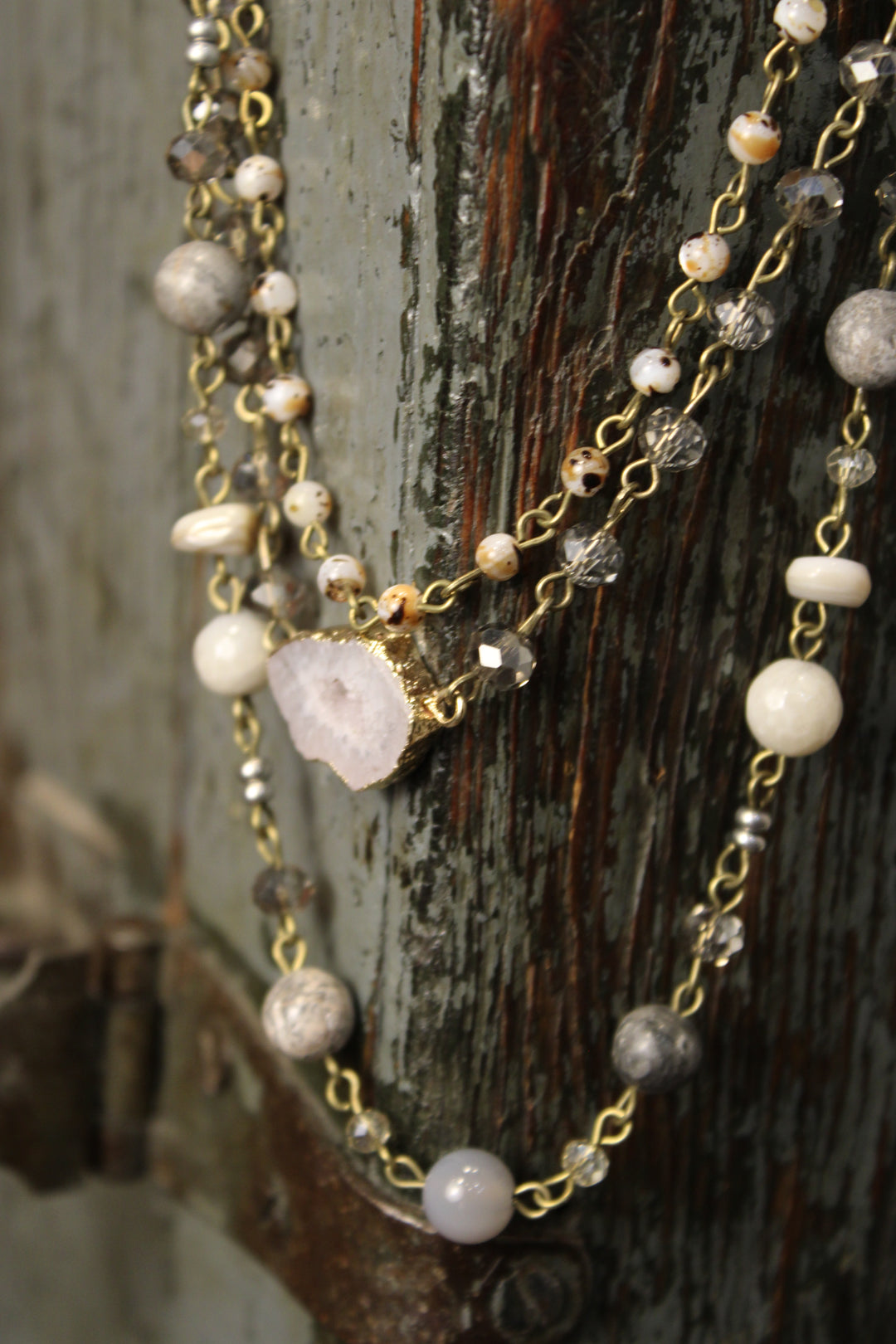Florence Grey Short Necklace