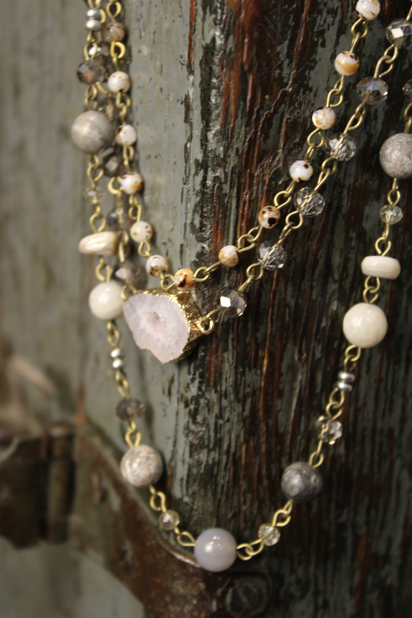Florence Grey Short Necklace