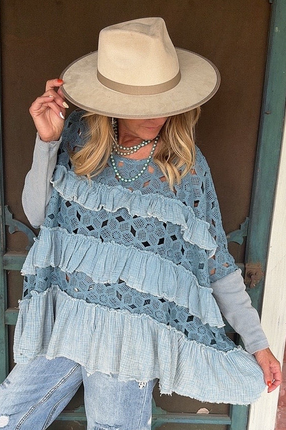 Lace And Blossom Blouse
