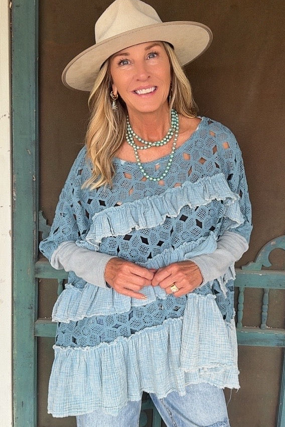 Lace And Blossom Blouse