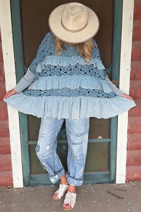 Lace And Blossom Blouse