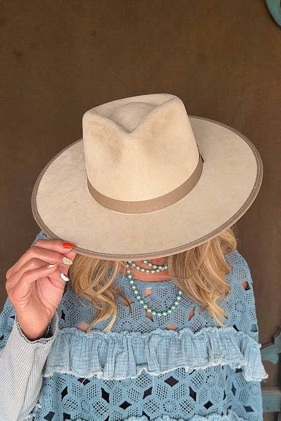 Melissa Wool Felt Wide Brim Hat