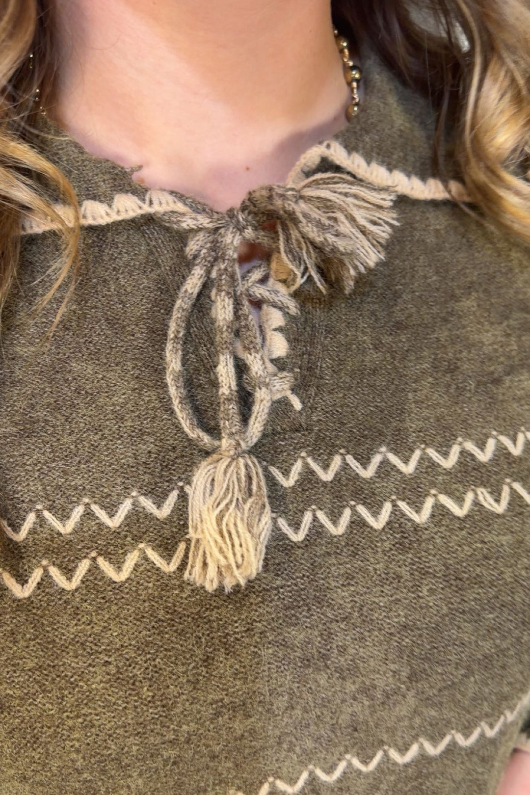 Saddle Stitch Sweater