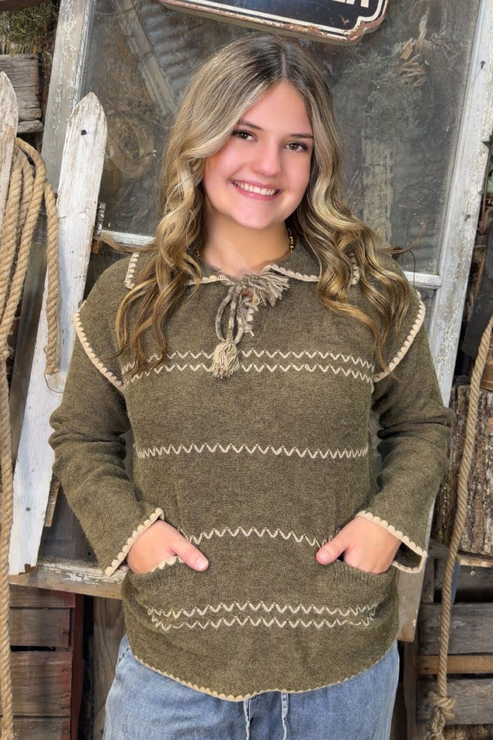 Saddle Stitch Sweater